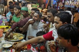 Oslavy svátku íd al-fitr v Indii